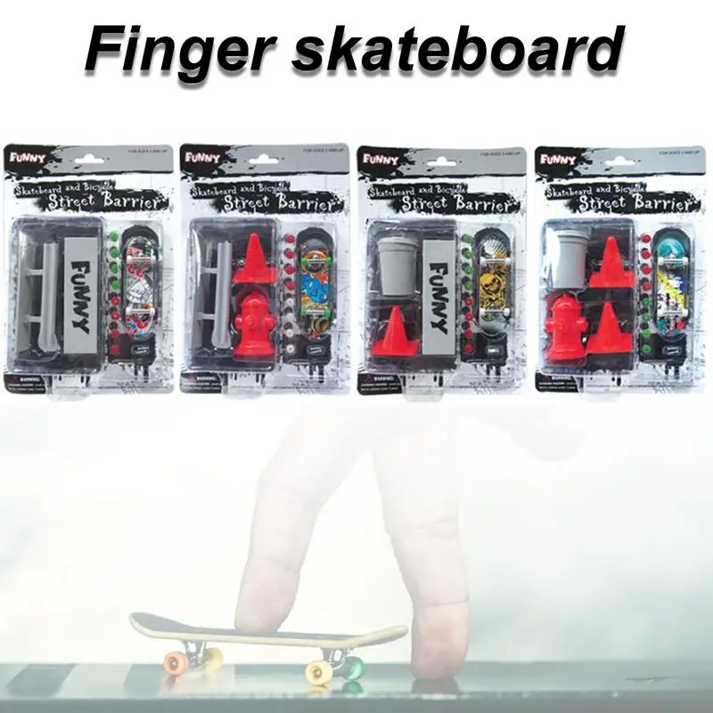 1Pcs New Finger Skateboard Double-sided Mini Finger Boards Best Birthday Gift For Kid Toy Children Scooter Gifts