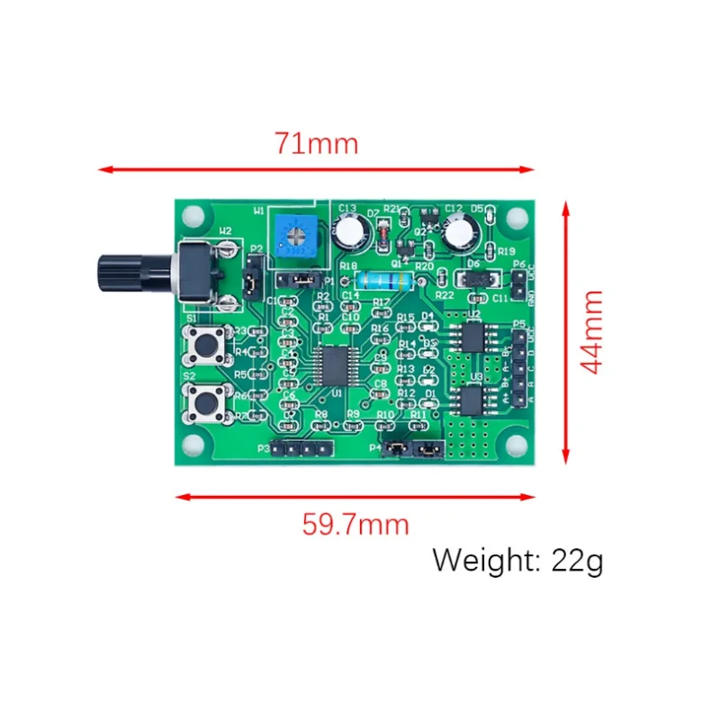 Stepper Motor Speed ​​Controller Module Multifunction Board, Mini 2 Phase, 4 Wire, 4 Phase, 5 Wire, DC 5V-12V, 6V