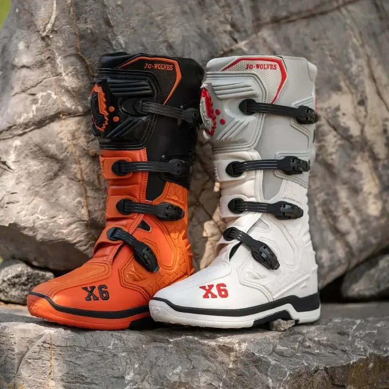 

Motorcycle off-road boots Men's and women's forest off-road boots Anti-drop pull boots X6 field high-top boots JG WOLVES