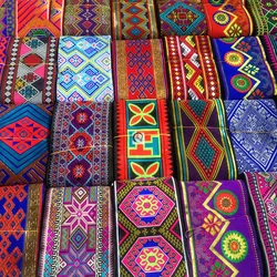 10CM 7Meters Miao Nationality Wind Embroidery Ribbon Lace Jacquard Woven Ribbon DIY Sewing Fabric And Haberdashery Accessories