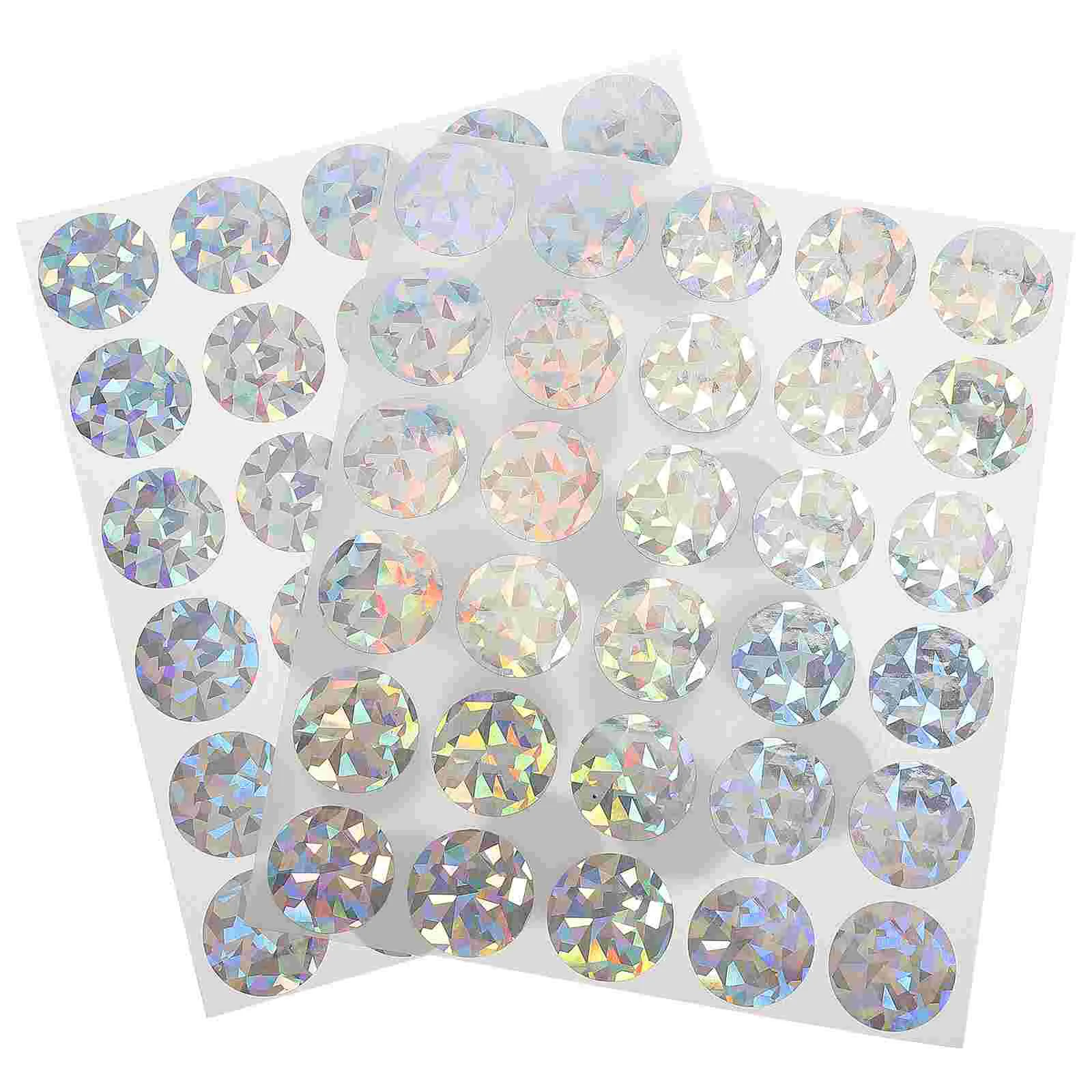 2 Sheets Scratch Card Stickers Lottery Ticket Scratcher Tool off Game Props DIY for Reward Programs Birthday Round