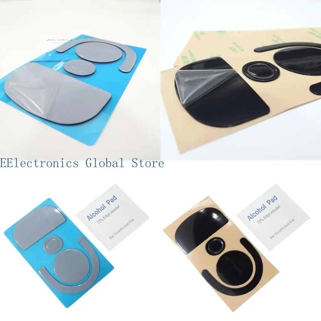 462B 1Set Mouse Feet for GProX Superlight 2 Mouse Replacement Mouse Feet Glides Curved Edges Mouse Feet Sticker