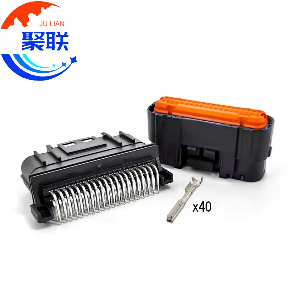 1Set 40Pin Waterproof Automotive Connector MX23A40NF1 MX23A40SF1 Socket Ignition Harness Plug FCI Replacement Parts