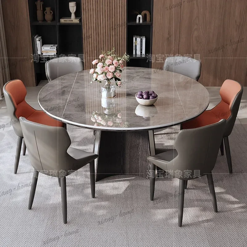 YJ Games Luxury Dining Table Nordic Minimalist Space Savers Design Dining Table Relaxing Chair Modern Living Dining Room Furnitu