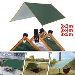 Ultralight Canvas Garden Canopy, Waterproof Sunshade, Camping Hammock, Sun Shelter, for Beach and Outdoor,3x5m  4x3m, 3x3m