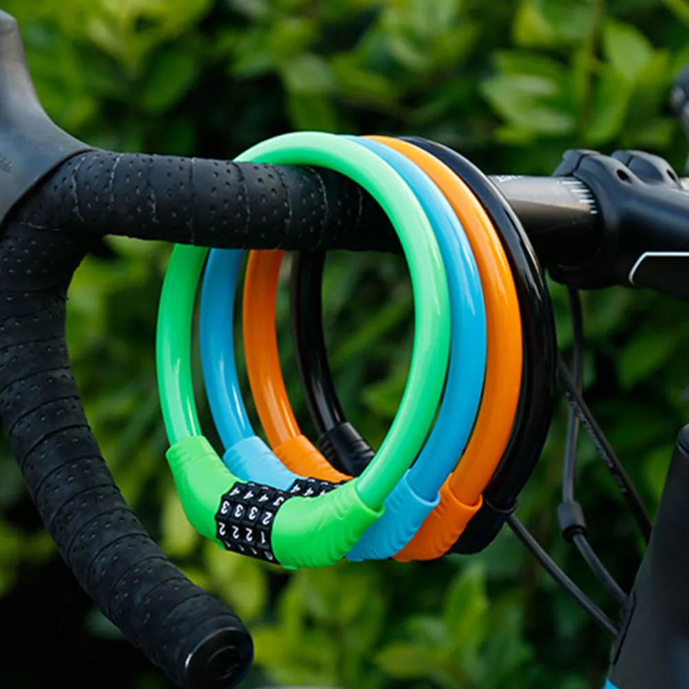 

Bicycle Combination Lock Verrou Locker Tire for Bicycles Portable Bike Code Coded Mountain