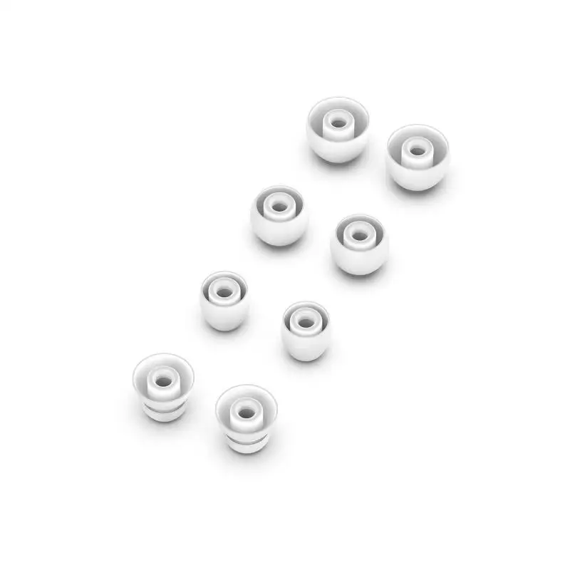 Silicone Rubber Eartips Earbuds Replacement Ear Tips for 1/2 Ear Plug Caps Cover Earphone Accessories