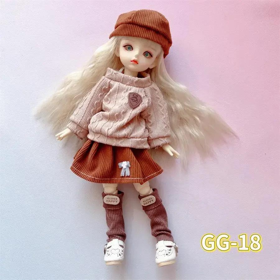 1/6 BJD Doll Replacement Clothes 30cm Doll Fashion Princess Dress Set Doll Clothes Girl Toy Gift Doll Accessories Toys for Girls