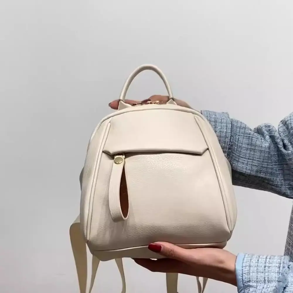 Zaino da donna alla moda di grande capacità Borsa casual multifunzione morbida Borse da viaggio semplici impermeabili per adolescenti
