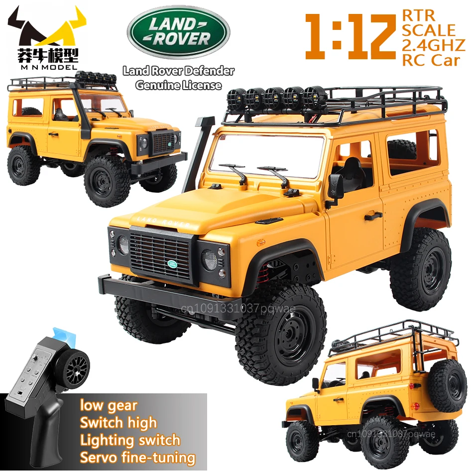 

MN MODEL 1:12 Scale RTR Version WPL RC Car 2.4G 4WD MN99S RC Rock Crawler MN98 MN99 Defender Pickup Remote Control Truck Toys