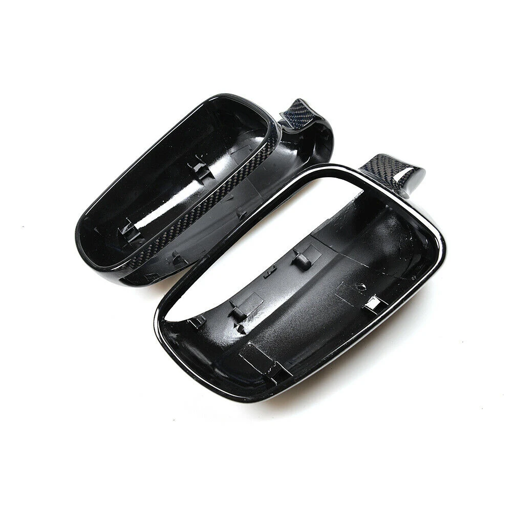 Carbon Fiber ABS Side Rear View Mirror Cover Replacement for Bora 1998-2009 image 6