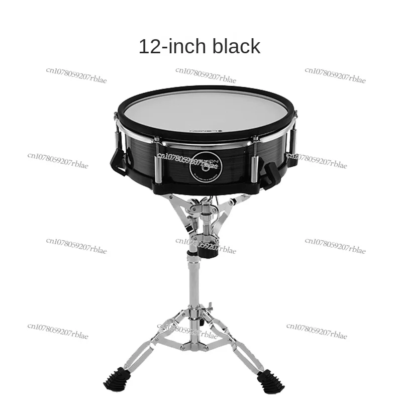 12-Inch Independent Army Drum Trigger Electronic Drum Mesh Wood Cavity Army Drum with Bracket