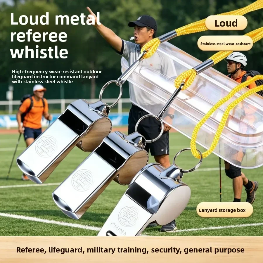 Multi Function Loud Referee Whistle Sports Training Outdoor Emergency Survival Signal Command Whistle Pack