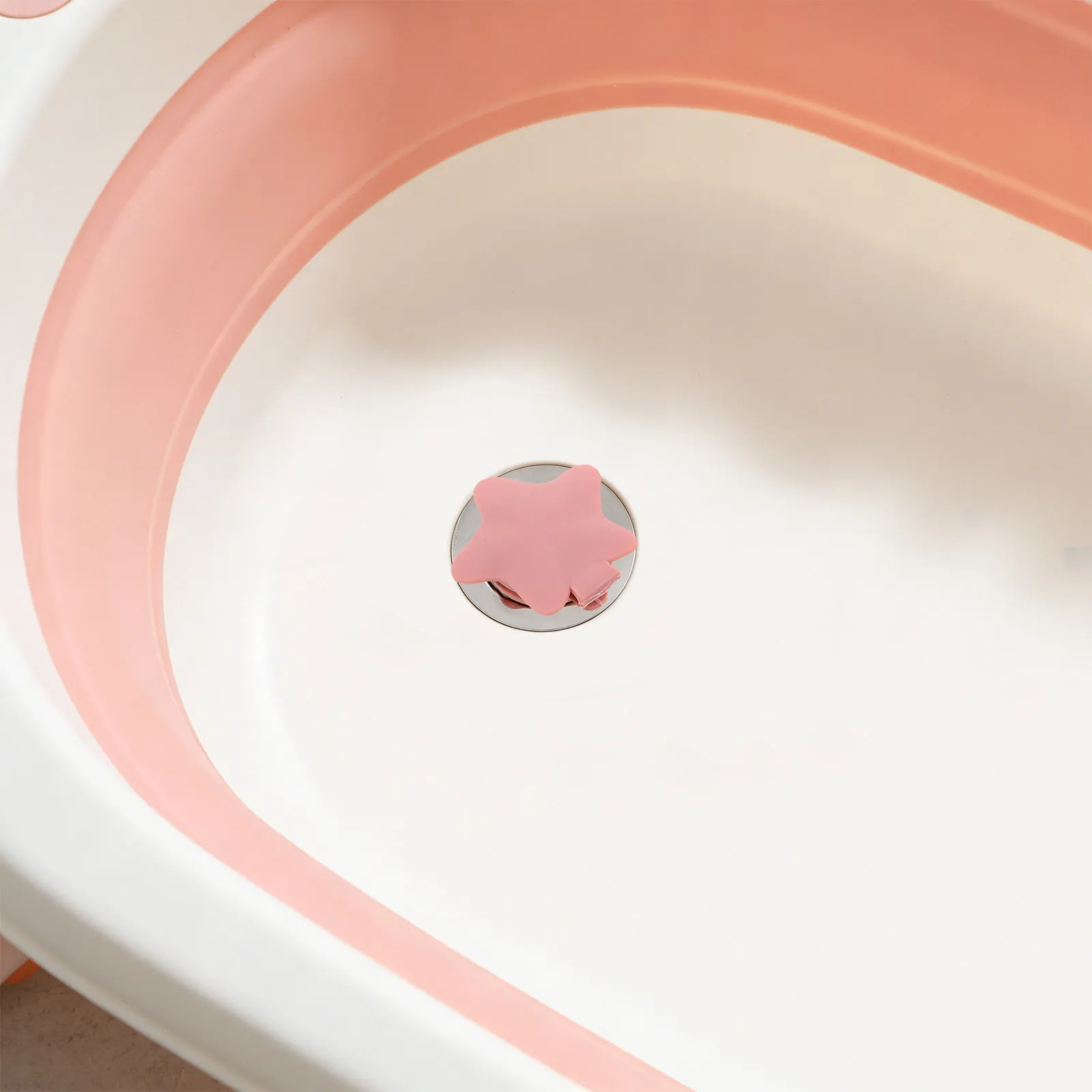 

4Pcs Bath Tub Stopper Silicone Star Shape Drain Plug Replacement Leakproof 2.9-3Cm Hole Cover Bathroom Shower Bucket Baby Bath