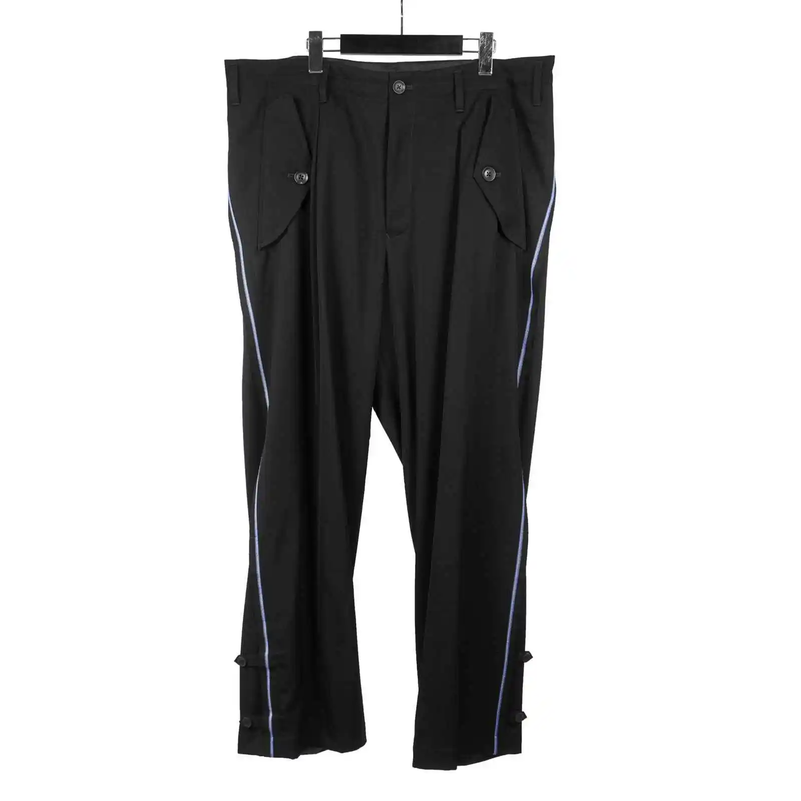 

TOP-YAMOTO японский оригинальный дизайн в темном стиле, нишевые свободные шерстяные брюки, нишевый темный стильный дизайн