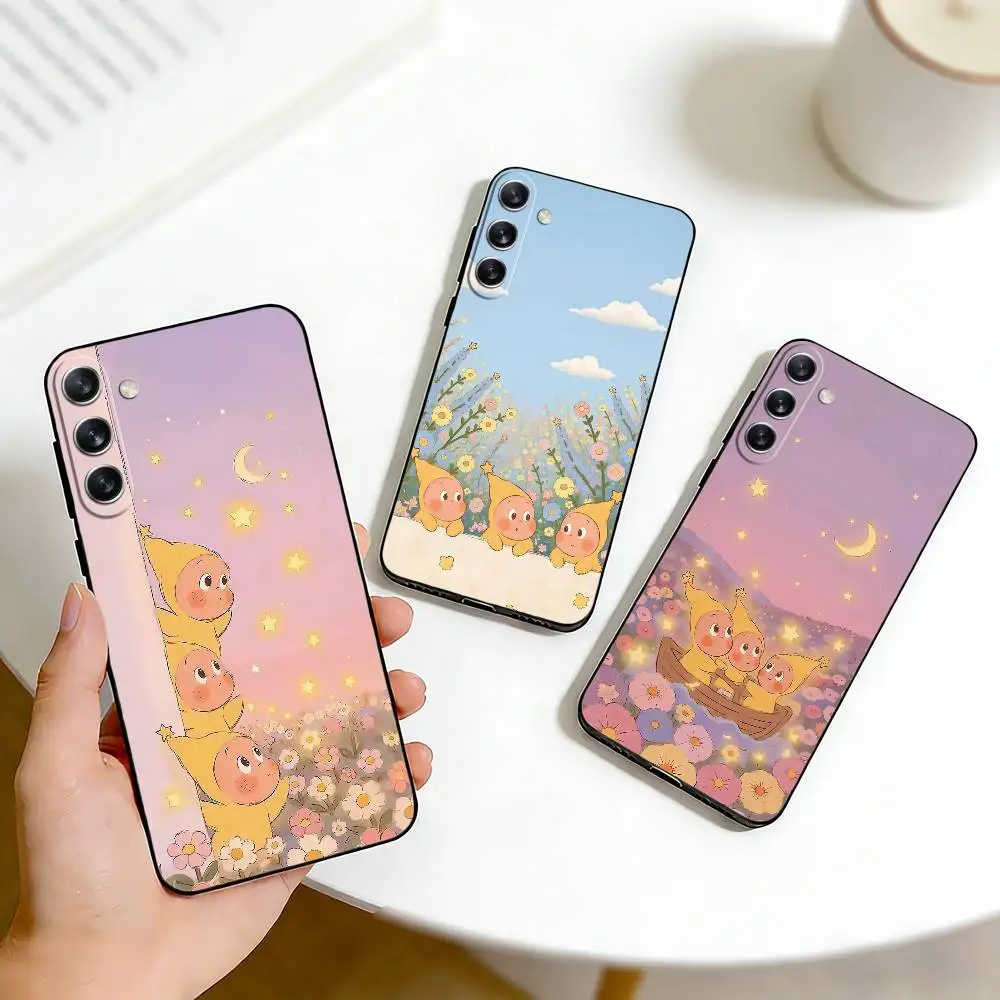 Cute T-Twinkle Twinkle POP-M Phone Case For Samsung Galaxy A73,A72,A71,A70,A53,A52,A51,Others Soft Black Cover