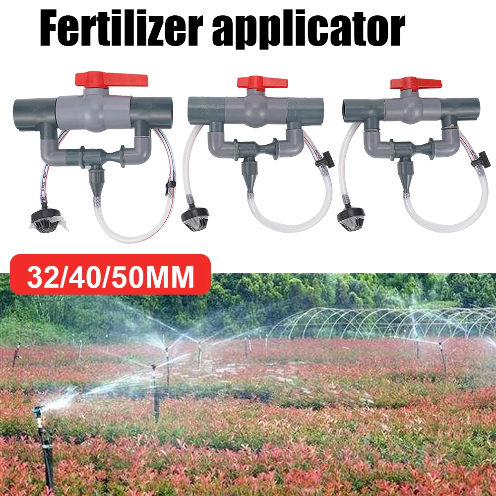 

Инжектор для орошения Вентури, автоматический инжектор для удобрений, ирригационная система удобрений Вентури, 1 комплект, 32/40/50 мм