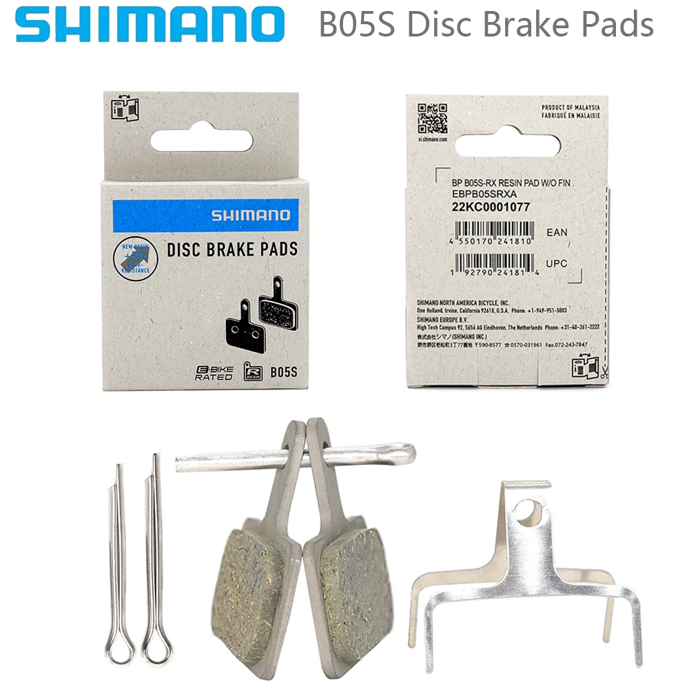 SHIMANO B05S Resin Disc Brake Pads For BR-MT200 MT400 UR300 MT500 M355 M375 M415 M446 M485 M525 For MTB Bike Parts