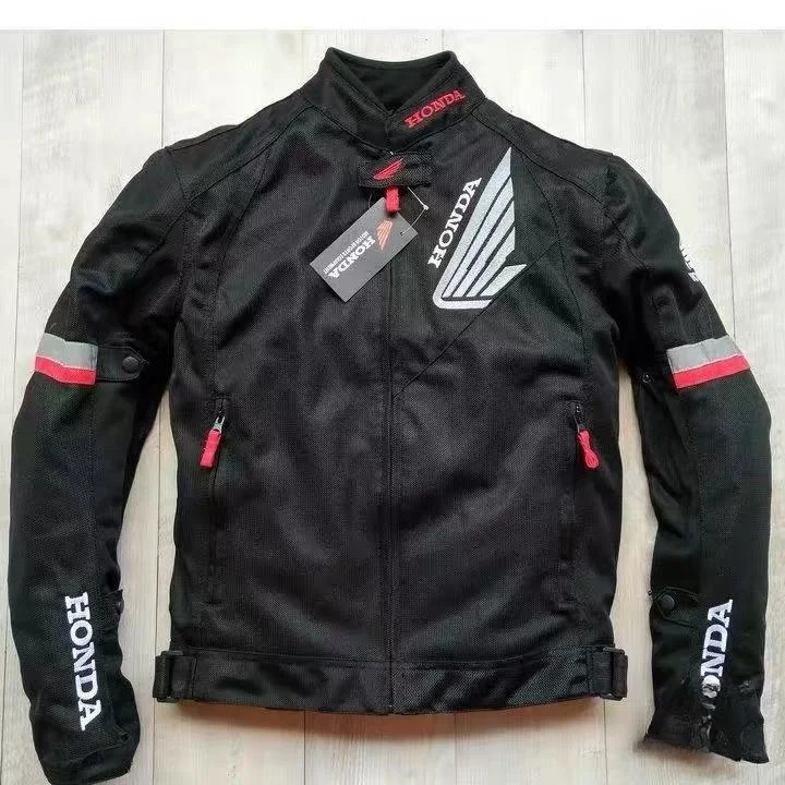 Honda Summer Riding Gear Off-Road Motorcycle Racing Suit Men's and Women's Summer Anti-Fall Breathable Mesh Jacket