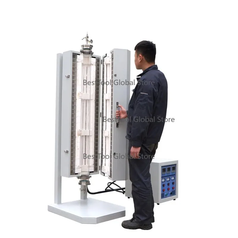 Hot Sell-ing Lab High Vac-uum Temperature 1200C Vertical Tube Que-nching Vacuum Atmosphere Furnace Lab Furnace