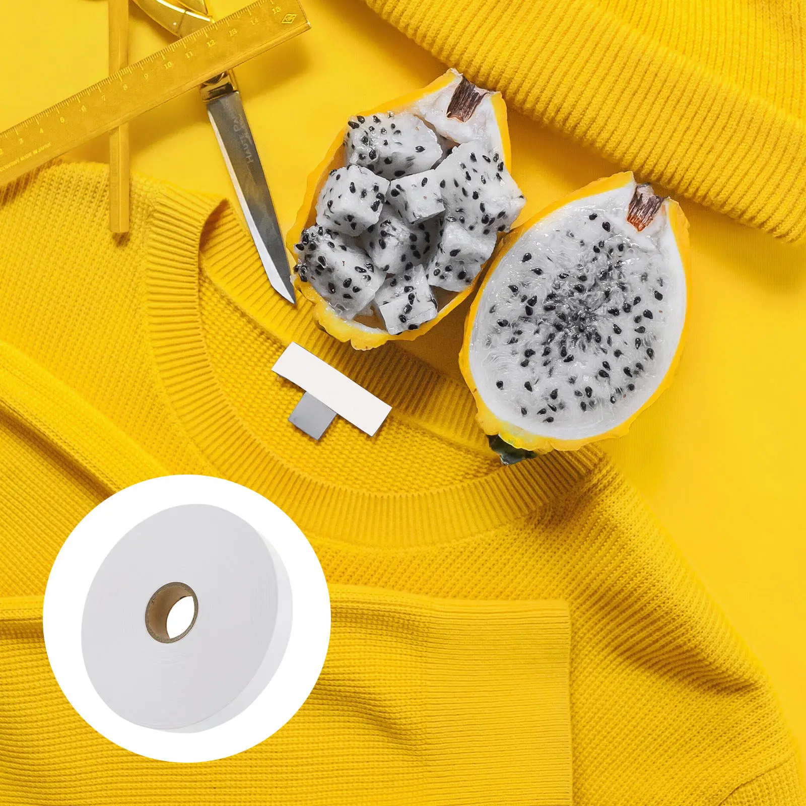 

Рулон этикеток для одежды из нетканого материала, пригодных для письма, моющихся и приклеиваемых утюгом, для сортировки и классификации футболок, пальто и другой одежды