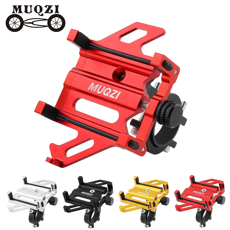 MUQZI 360° Rotation Bike Phone Holder MTB Bicycle Motorcycle Handlebar Mount Cell Phone Stand for 4.5-7 inch Smartphone