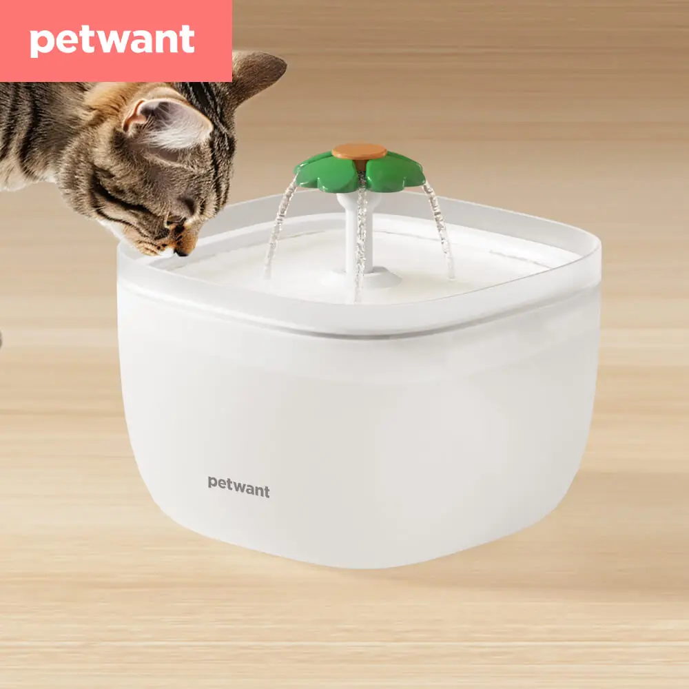 

Petwant 2L Large Capacity Cat Dog Pet Circulating drinking Filter Pet Fountain Filter Automatic Water Dispenser with USB Port