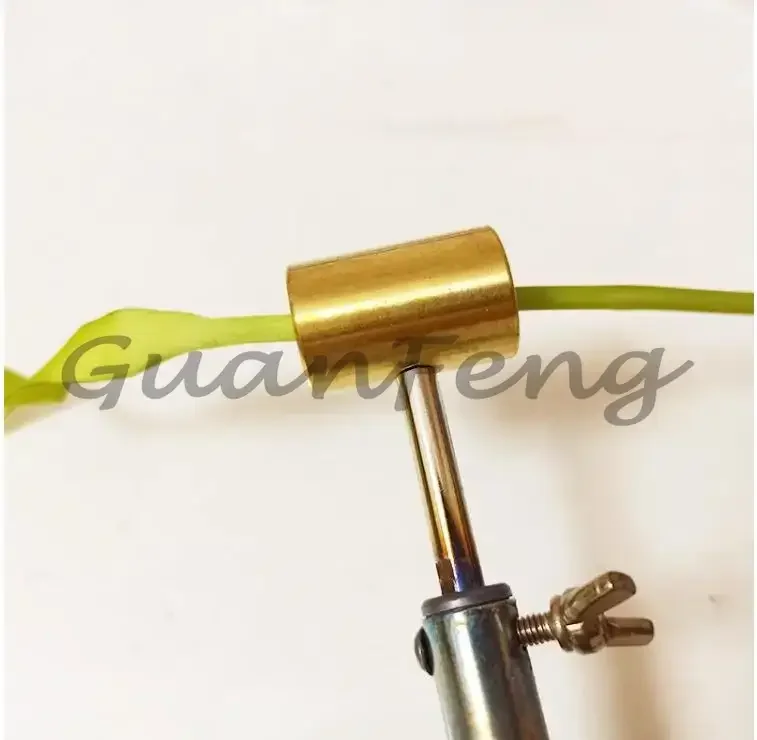 Fabric Flower Making Tool with Brass Tip, DIY Handmade Floral Craft Shaping Tool