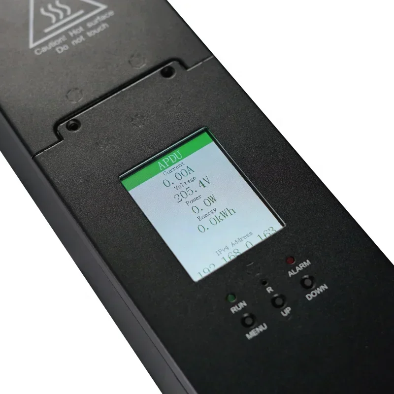 Iisted-equipo de distribu de Energie inteligente، 3 fases، 24 fuertos، 90kW، 415V، 125A، C19، enchufe PDU المبيعات الساخنة
