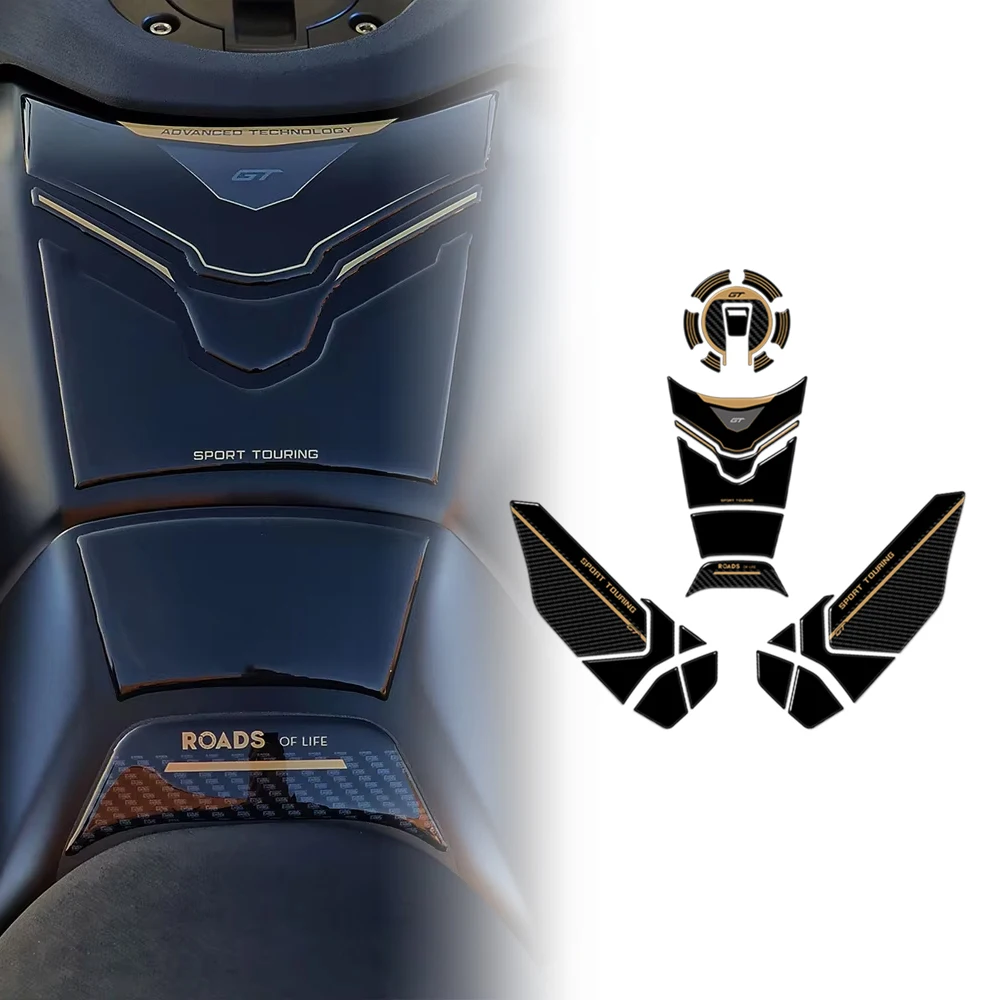 

Аксессуары Tracer 9 GT, 3D наклейки из смолы для мотоциклов Tracer 9 GT 2025, защитный комплект накладок на бак