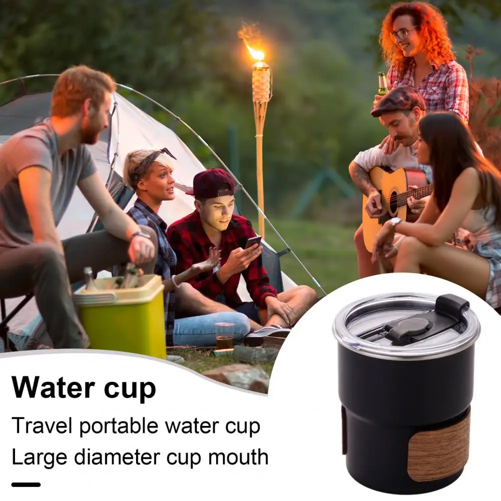 Stainless Steel Vacuum Insulated Tumbler Water Cup Food Grade BPA Free Heat-Resistant Coffee Cup Beer Mug Camping Gear 맥주잔