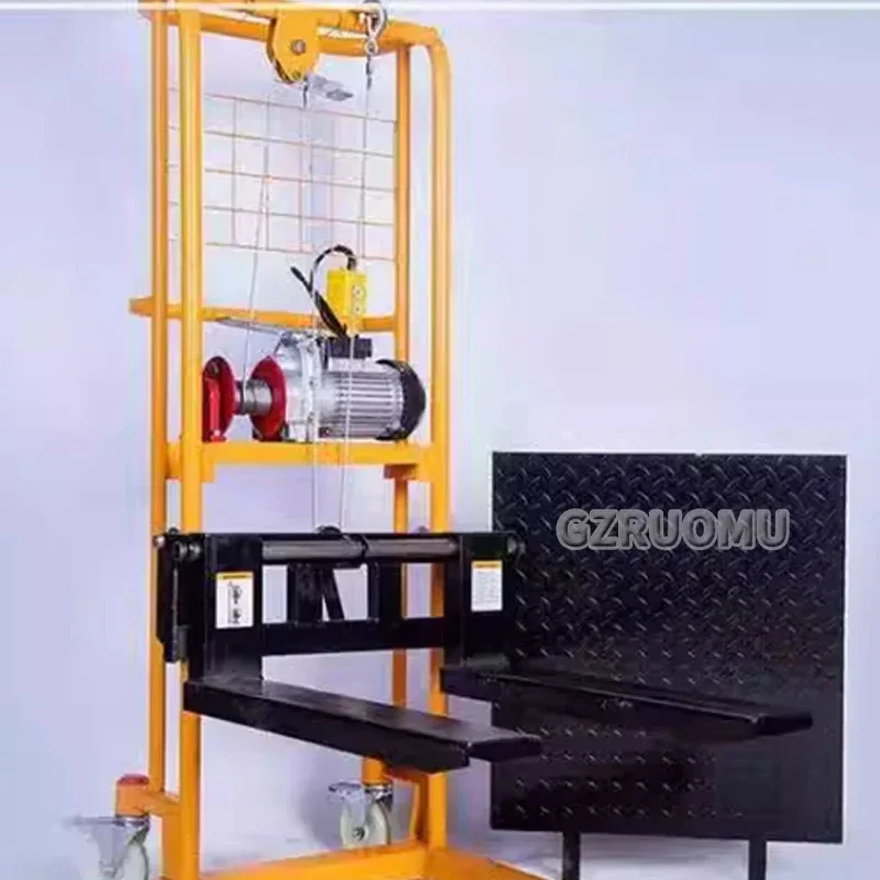 Electric Portable Truck Forklift 400KG Capacity 1.6M Lifting Stacker, Automatic Loading & Unloading For Cargo Handling