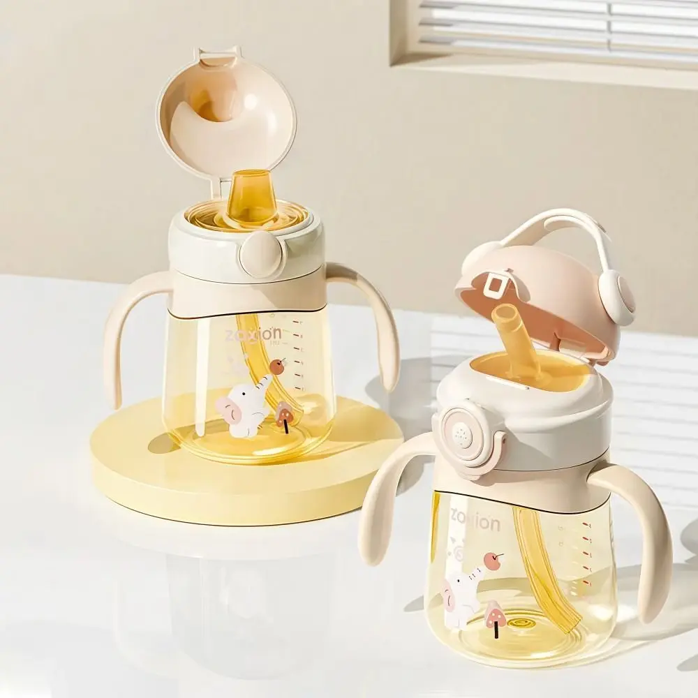 

Высококачественная чашка PPSU Baby Sippy, автоматическая откидная крышка, без соломинки BPA, герметичная чашка, 270 мл, тренировочная чашка для питья для детей 6 месяцев