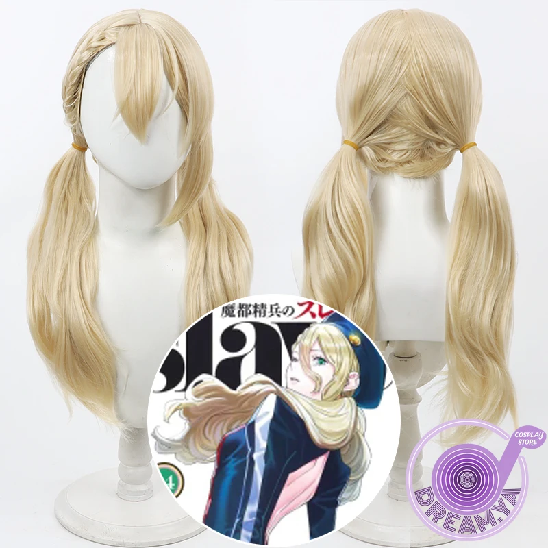 Varvara Pilipenko Cosplay Wig Mato Seihei No Slave Blonde 55cm Heat Resistant Synthetic Hair Halloween Party Role Play + Wig Cap