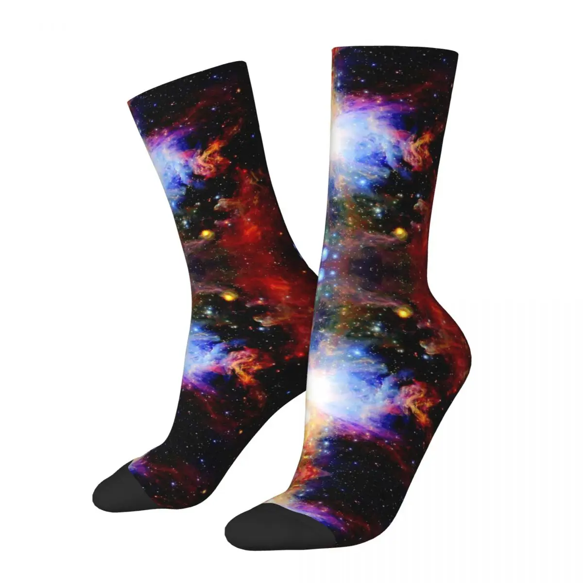 

Galaxy Dark And Colorful Orion Nebula Socks Harajuku Stockings All Season Long Socks Accessories for Unisex Christmas Gifts