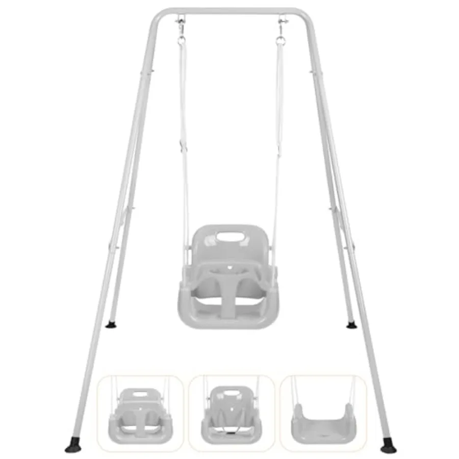 

Многофункциональные качели-трансформер 3-в-1 для малышей: складные, для дома и улицы, для детей от 6 месяцев, легко собираются