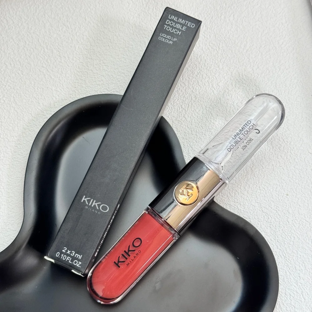 Kiko Milano Limited Edition Lippenstift mit doppelter Spitze, transparenter Spiegel, nicht verblassend, nicht klebend, Lipgloss, Make-up – Detail 17