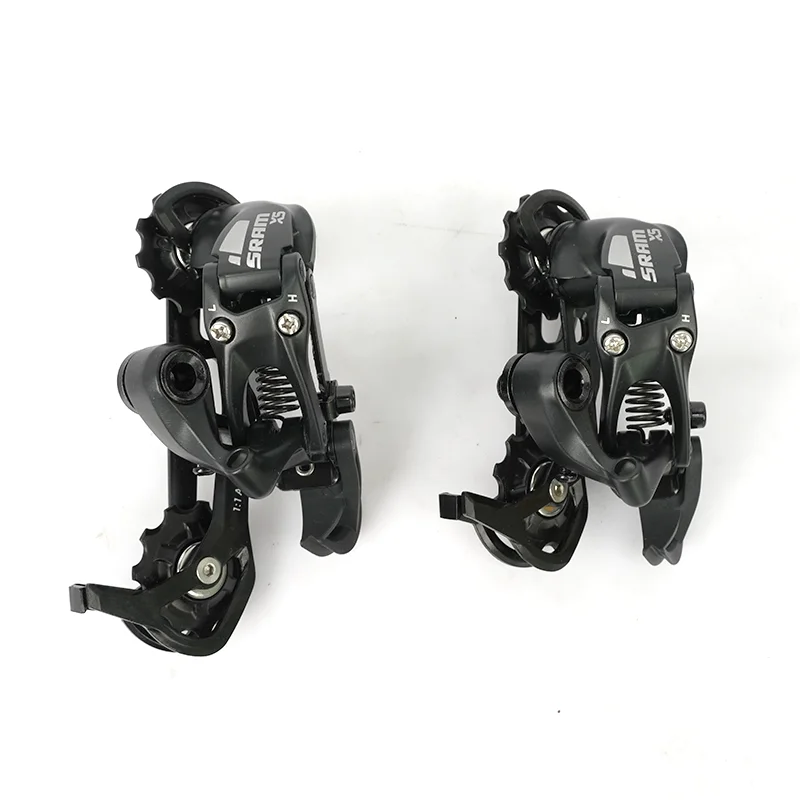 SRAM X4 REAR DERAILLEUR 9/8/7 SPEED Black/Silver REAR DERAILLEUR short OR Medium CAGE MTB /FOLDING bike Groupset Bike Kit