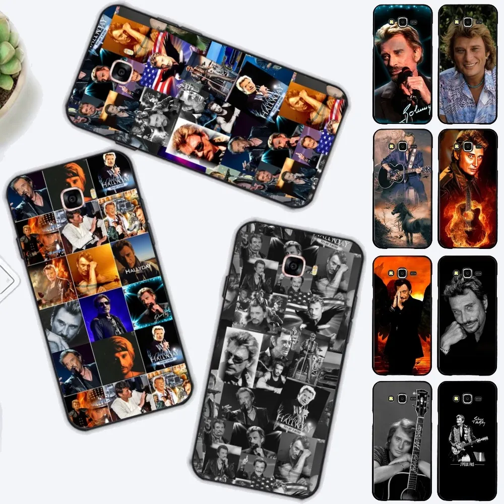 Johnny Hallyday Music Phone Case For Samsung J 7 plus 7core J7 neo J6 plus prime J6 J4 J5 Mobile Cover