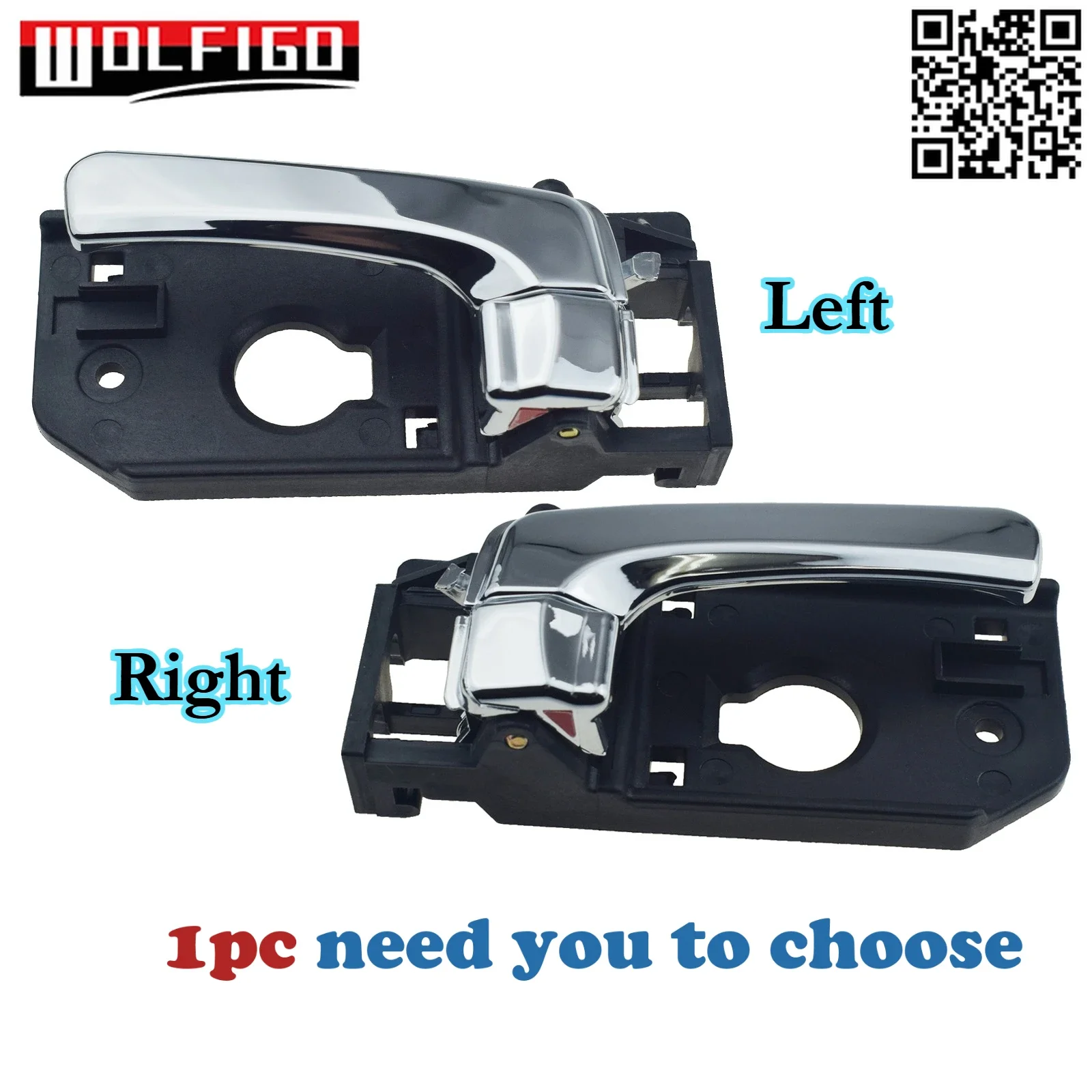 826104D010 826204D010 Chrome Front Left / Right Interior Inside Door Handle 1PC for KIA Carnival 2006-2009 2010-2014 VQ 2.7 2.2