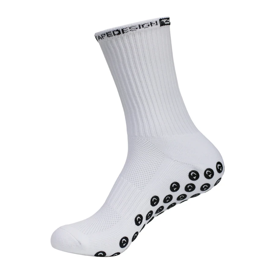 4 Paar Fußballsocken für Herren und Damen, Sportsocken mit rutschfester Silikonunterseite, für Fußball, Outdoor-Sport, Laufen, Radfahren, Grip-Socken – Detail 8