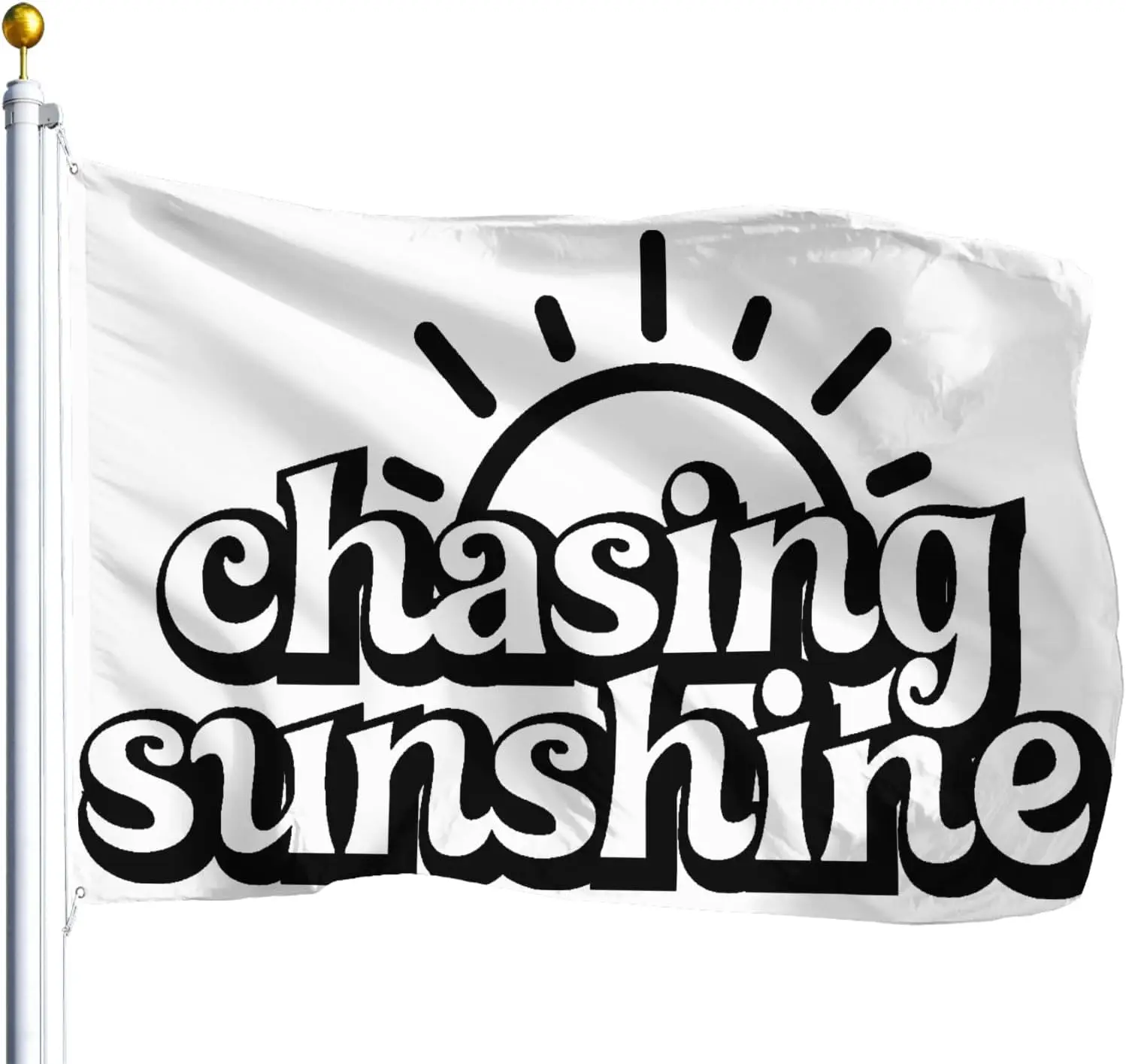 Flagicts 100% Polyester chasing sunshine Flags