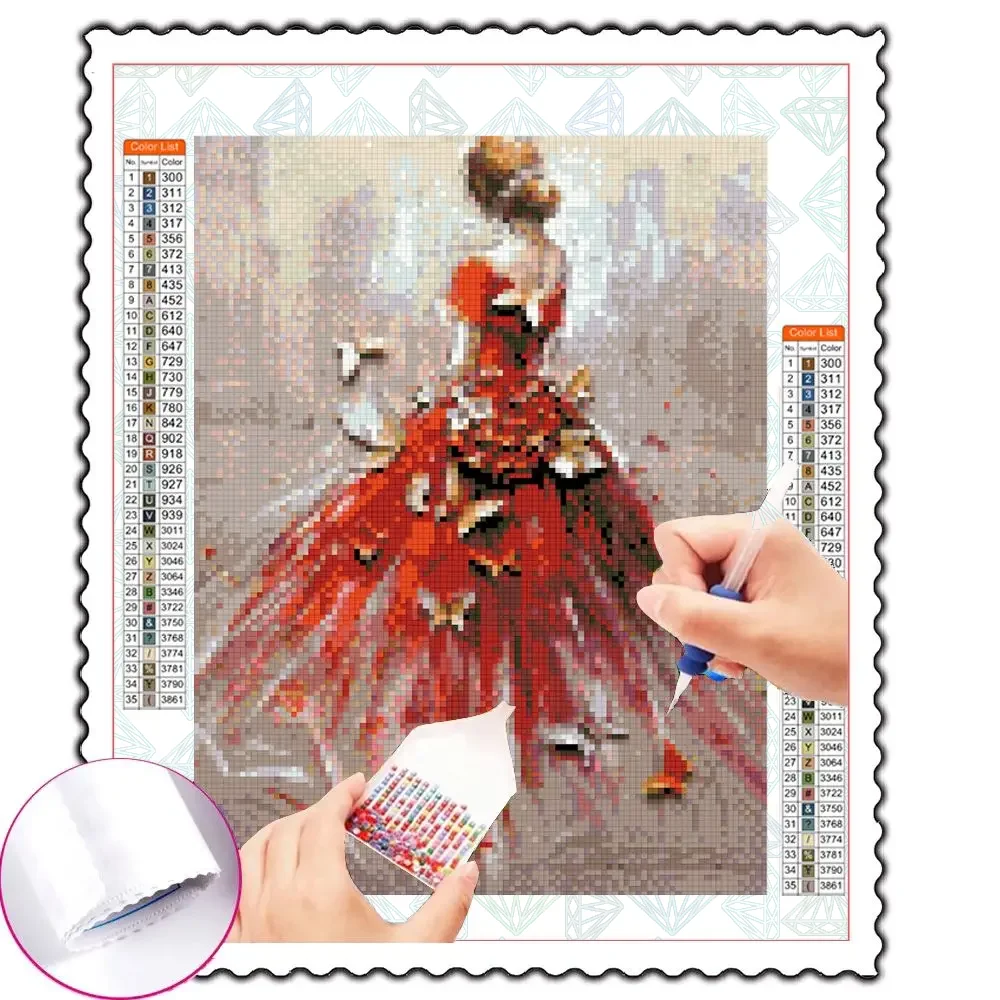 DIY 5D AB FD Diamond Painting Cartoon Girl Princess Rhinestone Picture Home Decor Full Drill Embroidery Mosaic Art Cross Stitch