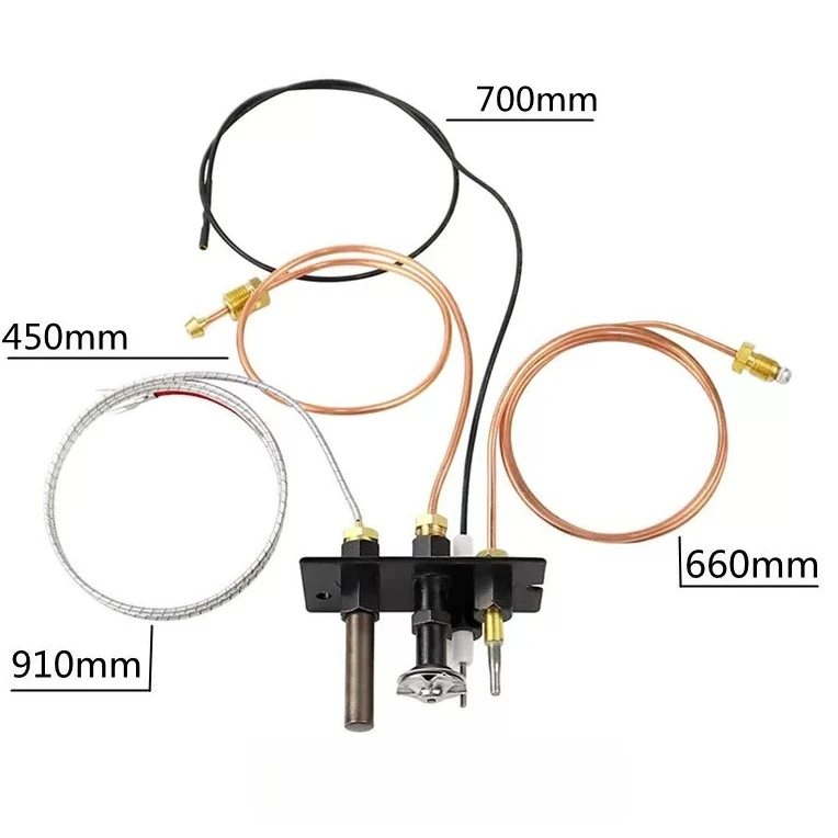 مجموعة طيار 69L17 فقط للغاز الطبيعي NG متوافقة مع مدفأة التهوية المباشرة من Lennox تحل محل مجموعة الموقد الطيار #3