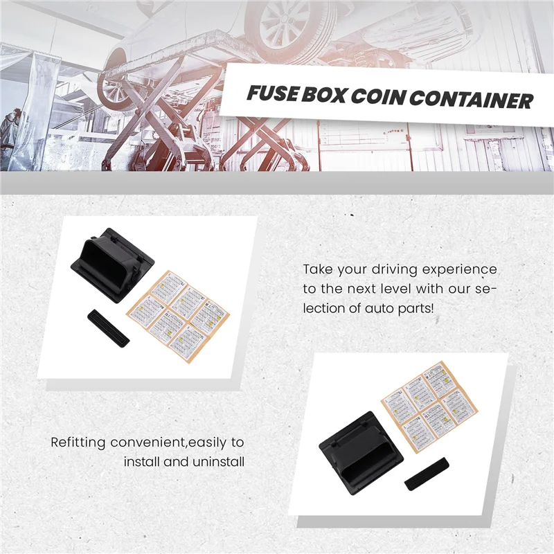 

Inner -Fuse Box Coin Container Storage Dash Tray For Subaru XV Crosstrek Forester Outback Legacy Impreza WRX STI Ascent