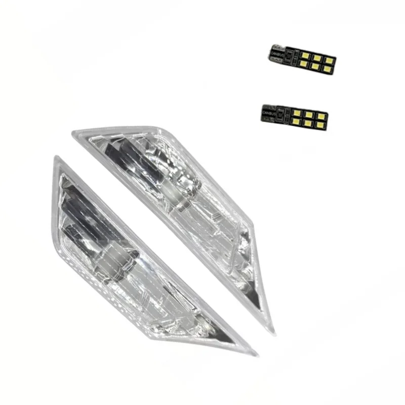 2pc Side Marker Light Cover For Honda Civic 2016-2021 Clear Side Marker Lamp Turn Signal Car Light Housing Parts
