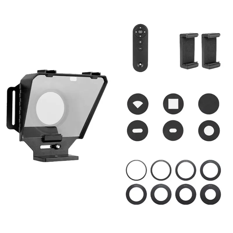 a37t-t16-teleprompter-for-smartphone-and-camera-bluetooth-portable-teleprompter-for-live-streaming-recording-video