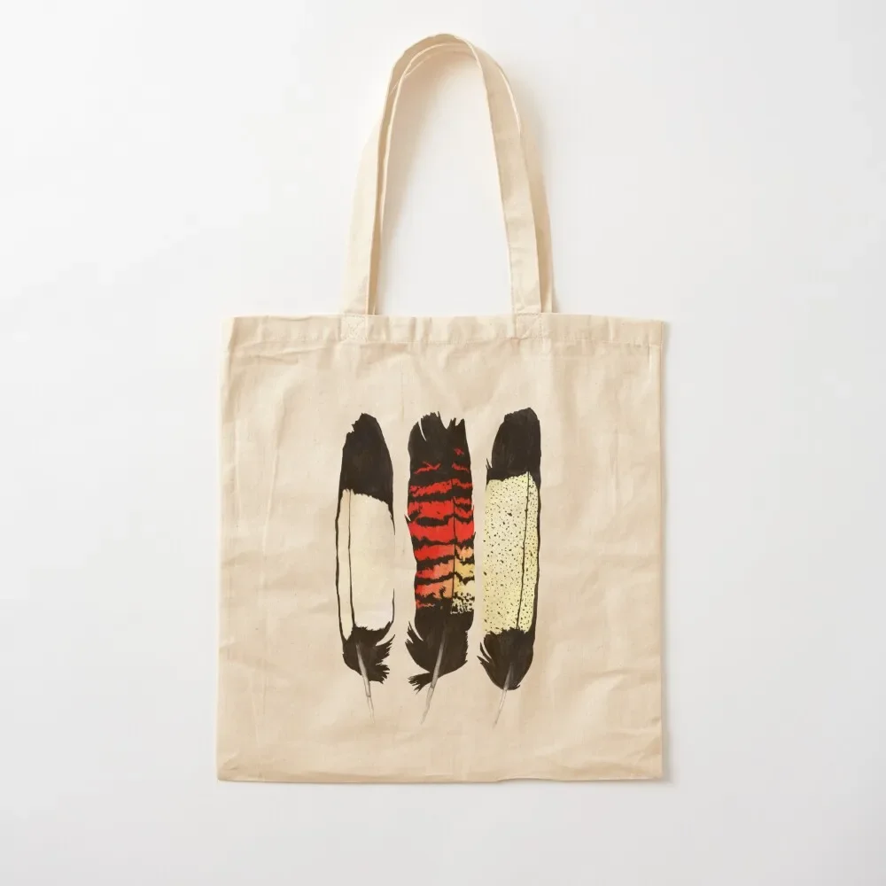 

Australian Black Cockatoo Feathers Tote Bag Shopper tote bag men hand bags Tote Bag