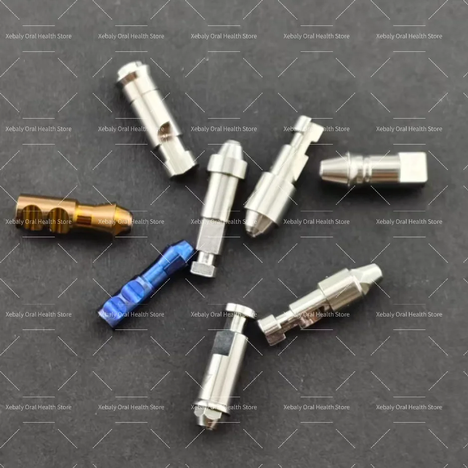 20pcs For Osstem/Demtium/ITI/Neo/Nobel/Adin/MIS System Straight Multi-unit Implant Analog  Plaster Titanium Dental Multi unit