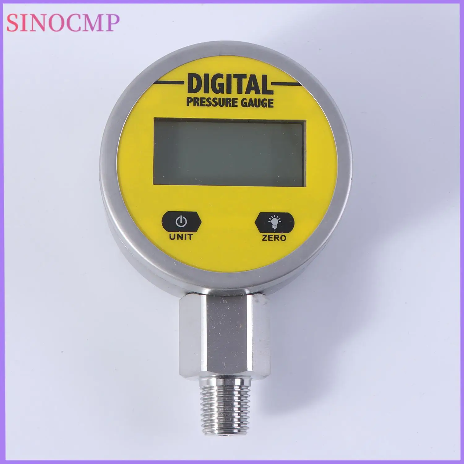 

16MPA 80 мм 1%FS 1/4NPT цифровой дисплей манометр точность подсветки гидравлический газ датчик воды цифровой манометр желтый ﻿